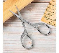 KIMISS Mini Ciseaux de Broderie Vintage - Ciseaux Rétro Vintage pour Broderie, Bricolage, Point de Croix, Accessoires de Couture Artisanaux - Outil de Coupe Classique (SILVER)