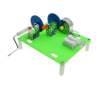 KIMISS Mini Générateur à Manivelle Expérience Physique Jouet Scientifique Bricolage Invention + Kit d'aide Pédagogique + Jouets et Jeux/Apprentissage et éducation/Kits et Jouets Scientifiques