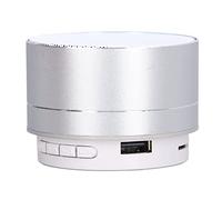 KIMISS Mini Haut-Parleur Bluetooth LED Portable avec Caisson de Basses, connectivité USB, Design coloré, Alliage d'aluminium, Idéal pour Les Fêtes et Une Utilisation en Extérieur