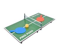 KIMISS Mini Jeu de Table de -Pong d'intérieur - Bureau de -Pong Pliable pour Le Plaisir en Famille et Le Divertissement des Parents