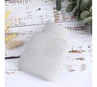 KIMISS Mini Silicone Bouteille d'eau Chaude - Pieds de Main Chauds Confortables pour la Maison et le Bureau - Sac d'injection 'eau avec Couvercle tricoté pour un Soulagement Froid et une