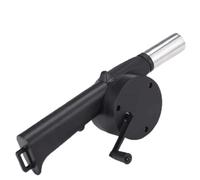 KIMISS Mini Souffleur d'air Portable et Soufflet à Manivelle Manuel pour Barbecue, Cuisine et camping. (A)