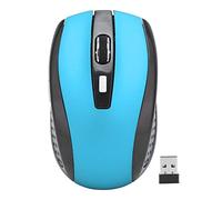 KIMISS Mini Souris sans Fil, 2,4 GHz, 3 Niveaux DPI, Texture Mate, Accessoires d'ordinateur, Bleu, Large compatibilité (Blue)