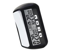 KIMISS Minuterie d'horloge d'échecs Numérique avec Alarme Sonore pour Jeux Compétitifs - YS 902 Version Noire Portable