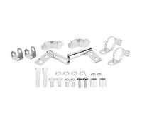 KIMISS Modification universelle de la lumière de conduite de moto, support de montage d'indicateur de feu de brouillard de clignotant résistant à la corrosion et Utilisé pour