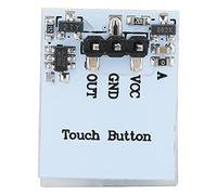 KIMISS Module de Bouton de Commutation Tactile Anti-interférence Capacitif Sensible - 2 Interrupteurs Tactiles Capacitifs HTTM 2,7 V-6 V - Module de Bouton Tactile Durable (BLUE)