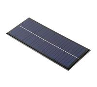 KIMISS Module de Panneau Solaire Polycristallin 2,5 W 12V - Projets Idéaux, Charge Téléphonique et Applications de Faible Puissance