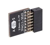 KIMISS Module TPM 2.0 Haute sécurité LPC 14 Broches, Carte de sécurité de Cryptage de Carte à Distance, Accessoire pour avec Large Support Assorti