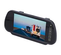 KIMISS Moniteur de Vue Arrière LCD Couleur HD TFT 7 Pouces, pour Système de Stationnement inversé de Voiture, avec Télécommande et Double Entrées Vidéo