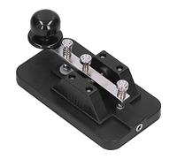 KIMISS Morse Straight Key e Morse, Outil d'exercice Manuel CW Entraîneur Morse Telegraph Telegraph Tapper Machine avec Été pour Les Débutants