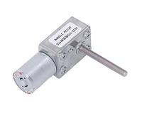 KIMISS Moteur à Engrenage à Vis sans Fin CC Réversible M6 50 Mm en Alliage d'aluminium pour Ouvre-fenêtre et Automatisation de Porte - Moteur de Réduction CC 12 V à Faible Couple (210RPM)