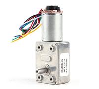 KIMISS Moteur à Engrenages élevés avec Encodeur - Moteur de Réduction d'engrenage 12 V Robotique et Projets, Contrôle à Basse Vitesse 10 Tr/min (30RPM)