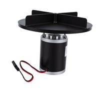 KIMISS Moteur de Remplacement pour épandeur de Sel, Moteur D'entraînement 12V 18W 900 TR Min 2,5A Faisceau 10in, for épandeur de Sel