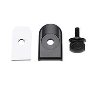 KIMISS Moto Aluminium Couvercle Vis du Boulon du Siège Couvercle du Bouton de (Noir)