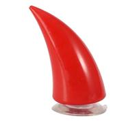 KIMISS Moto Casque Corne Moto Casque Diable Démon Corne avec Sucker Décoration Accessoires(rouge)