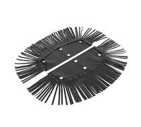 KIMISS Moto Plancher Frange, 2 pièces Moto Plancher Frange PU Couverture en Cuir Universel pédale Gland Noir