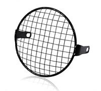 KIMISS Motorrad Scheinwerfer Grillbezug, Interceptor 650 GRIGLIA FARO 7 "Scheinwerfer Grill Himalayan Cafe Racer Cover Motorrad SCR850 6.5 in.