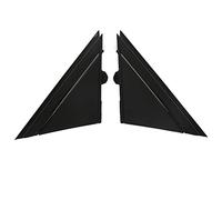 KIMISS Moulure de Couverture de Drapeau de Rétroviseur de Porte, Couvercle de Drapeau de Rétroviseur de Porte 1SH17KX7AA Remplacement de Garniture de Plaque Triangulaire Gauche Droite(Noir Brillant)