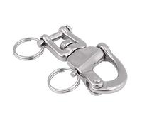 KIMISS Mousqueton pivotant inox Accessoires pour Matériel nautique Pivotant et marin Accessoires pour bateaux Rapides(70mm)