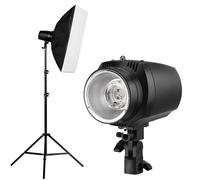 KIMISS Nicefoto GY180 180W Studio Strobe LUMIÈRE FLASSE Photographie Professionnelle Lumière Stroboscopique avec Une Température de Couleur 5500k Index Flash Gn38 pour la (Prise UE AC220V)