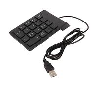 KIMISS Numéro câblé Pad Ergonomique Conception CHEYPAD NUMÉRIQUE CEILIQUE 18 Touches Numeric Keypad PC Ordinateur Portable - Dispositifs d'entrée Sécurité Financière et comptabilité (1 pc)