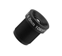 KIMISS Objectif de Caméra de Vidéosurveillance, sécurité IR Grand Angle 6 Mm 2 Millions 24 Heures 58 ° avec Accessoire de Remplacement pour