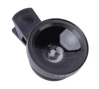 KIMISS Objectif de Téléphone Macro 12,5X, Objectif Macro à Clipser pour Téléphone, Caméra Externe Grand Angle 0,45X avec Mise au Point Ultra Rapprochée de 3 à 5 Cm pour de Vastes