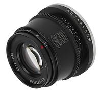 KIMISS Objectif Manuel 35 Mm F1.4 APS - C à Grande Ouverture pour - Monture M M3 M5 M6 II M10 M100 M50 pour Appareil Photo en Aluminium Aéronautique 56 X 44 Mm