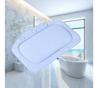 KIMISS Oreiller de Bain Spa pour Soutien du Cou et de la Tête de la Baignoire - Coussin en Mousse Luxueux avec Ventouses Puissantes