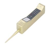 KIMISS Ornement de Téléphone Portable en Briques, Modèle de Téléphone Mobile Vintage des Années 80, Décoration de Rétro des Années 90 pour Le Bureau à Domicile (Gold)