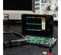 KIMISS Oscilloscope Numérique Portable DS212 - Oscilloscope Compact à 2 Canaux avec Interface USB et Générateur de Signal intégré, Idéal pour les Tests et Analyses électroniques