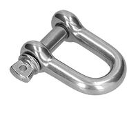 KIMISS Outil de Levage de Connecteur de Chaîne à Vis en Acier Inoxydable de qualité Marine, Manille à Anneau en D Robuste (1 piècesM20)