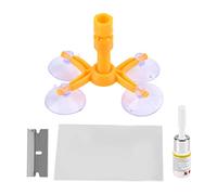 KIMISS Outil de Réparation de Pare-Brise,Kit de Réparation de Puce de Pare-Brise de Voiture Outil D'éraflure et de Fissure de la Vitre Fixe