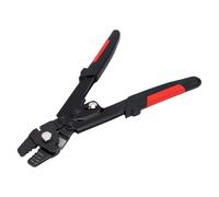 KIMISS Outil de Sertissage de Fil pour Câble et Corde - Pince à Sertir en Aluminium avec 4 Positions de Sertissage et 150 Manchons en Aluminium, Construction en Acier Robuste (Jeu de manchons en