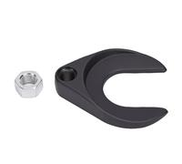 KIMISS Outil d'extraction d'essieu CV pour Véhicules à Traction Avant, Adaptateur de Fourche à Joint CV de 48 Mm avec écrou pour Marteau Coulissant 5/8"-18, Conception en Acier au Carbone Robuste