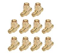 KIMISS Pack d'adaptateurs de Connecteur SMA pour Systèmes de Radiofréquence, 10 Pièces, Ensemble de Connecteurs Coaxiaux SMA à Large Bande Passante pour GPS, WiFi et Plus