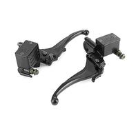 KIMISS Paire d'embrayage Hydraulique Haute Performance de 22 Mm, Pompe de Frein Supérieure Gauche/Droite Avant/arrière avec Poignée de Verrouillage de Stationnement pour Moto 150 250 ATV GY6 en