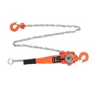 KIMISS Palan à Chaîne à Levier Capacité de Charge de 1,5 T - Palan Manuel à Chaîne à Cliquet de 2,5 M pour la Construction, le Transport et le Levage de Charges Lourdes