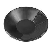 KIMISS Pan d'exploration de Gold en Plastique Noir Multifonction, Outil de Classification de Tamis à la Traîne, Casserole en Or pour la Prospection