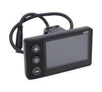 KIMISS Panneau de Compteur d'affichage LCD pour Vélo électrique - Résistant à l'eau, Multifonctionnel, pour Guidon de 22,2 Mm, Compatible avec Les Vélos électriques 24 V, 36 V, 48, 60