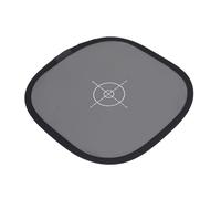 KIMISS Panneau de Mise au Point de la Caméra Carte D'équilibre des Blancs Premium PU Le Cuir Pliable Pliable à Double Face 18% Gray Reflecteur avec Poche de Transport pour Photographie