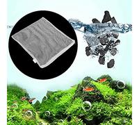 KIMISS Paquet de 10 Sacs en Maille à Fermeture éclair pour Média Filtrant d'aquarium, Stockage Pratique du Matériau de Filtre d'aquarium, Idéal pour Le Charbon Actif, l'éponge et Les