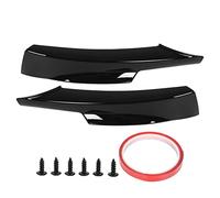 KIMISS Pare-Chocs Avant Coin Spoiler Splitters ABS Protecteur Inférieur pour E90 Sport LCI Sedan 2009-2012 (Noir Brillant)