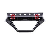 KIMISS Pare-Chocs Avant RC Stinger avec Lumière LED pour Scx10 / II/III - Accessoire de Voiture RC à l'échelle 1/10 (trapèze)