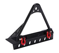 KIMISS Pare-Chocs Avant SCX10/SCX10-lumière LED équipée 1/10 RC Voiture sur Chenilles (Bout Pointu : 5,4 X 4,4 X 2,6 cm / 2,1 X 1,7 X 1)