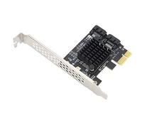 KIMISS PCIE 3.0 Expansion Carte 2 Ports - CONTRÔLEUR PCI Express, Idéal pour SSD/HDD avec Support AHCI et Mode IDE