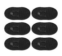 KIMISS Peignes de Paume de Poche 6 Pièces-peigne de Brosse de Massage de Cheveux et de Barbe Léger à Main pour Hommes, Outil de Nettoyage de Shampooing et de Cuir Chevelu Portable