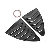 KIMISS Persiennes de fenêtre latérale, 2pcs Persiennes de Lunette arrière en ABS Panneau de Spoiler pour 86 GT86 2013-2019 (Noir Mat)