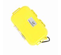 KIMISS Petite Boîte Sèche étanche-étui de Rangement Hermétique Antichoc pour Le Camping et la Randonnée-Conception Durable en ABS et en Acier Inoxydable (Yellow)