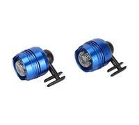 KIMISS Phares pour 2 Pièces Chaussures en Alliage d'aluminium étanche LED 2 Pièces Lumières Lampes de Poche Accessoires de Torches Enfants Adultes Camping en Plein Air